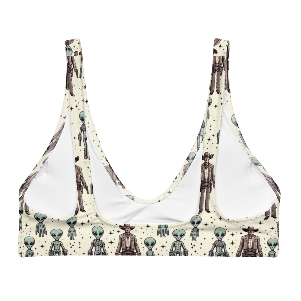 Cosmic Cowboys: Cowboys and Aliens High-Waisted Bikini Top