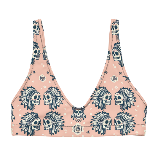 Warrior Calavera: Sunset Ceremonies High-Waisted Bikini Top