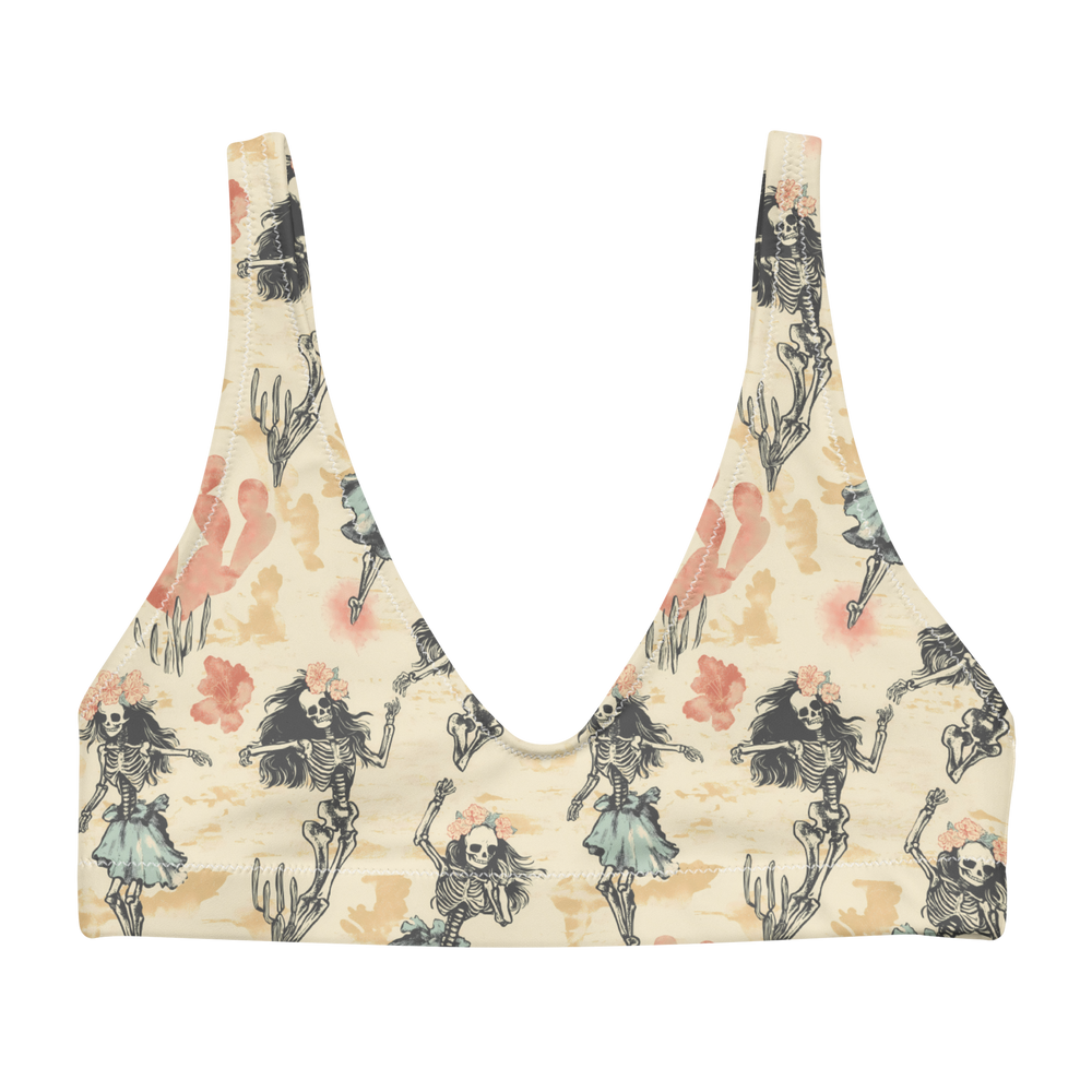 Bone Aloha: Desert Hula High-Waisted Bikini Top