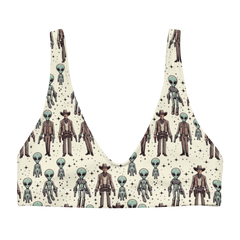 Cosmic Cowboys: Cowboys and Aliens High-Waisted Bikini Top