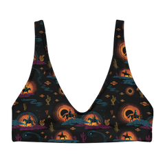 Neon Eclipse: Old Western High-Waisted Bikini Top