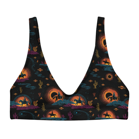 Neon Eclipse: Old Western High-Waisted Bikini Top