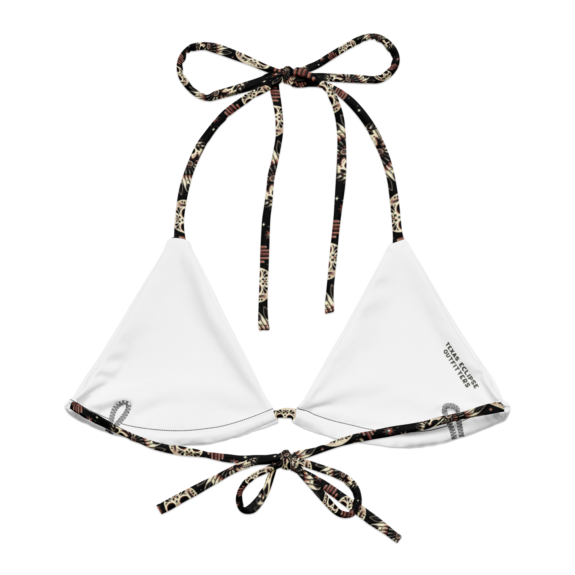 Renegade Revel: Outlaw Skull String Bikini Top
