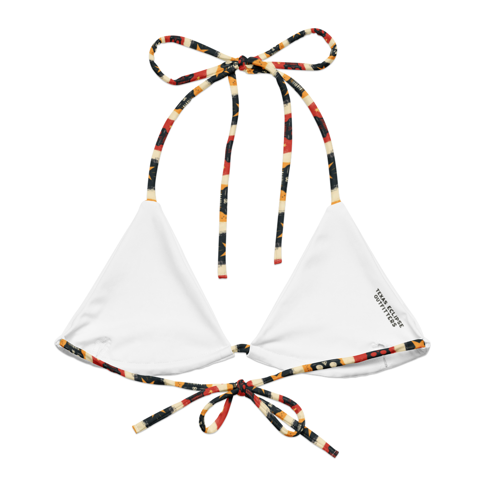 Grim Canyon: Skull Panel String Bikini Top