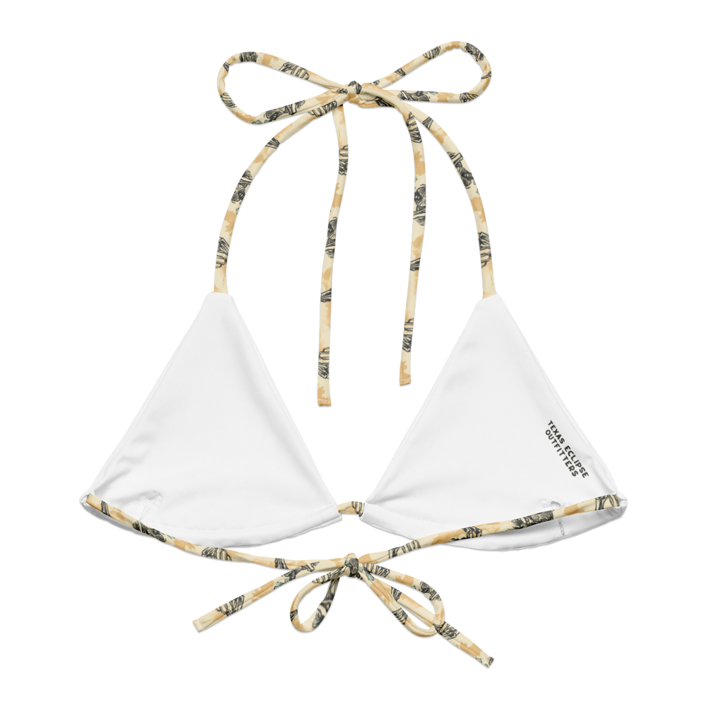 Bone Aloha: Desert Hula String Bikini Top