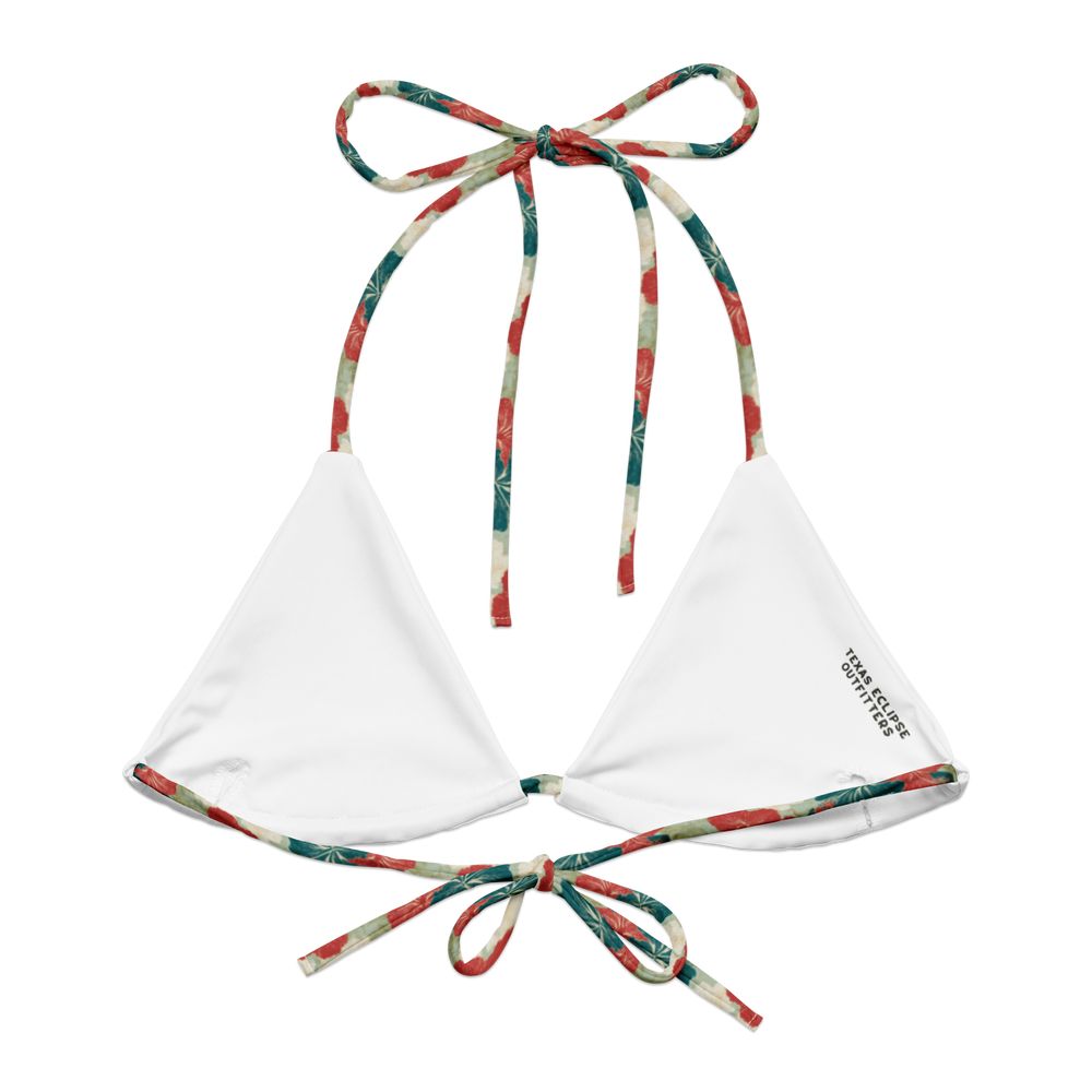 Hibiscus Draw: Gunfighter Showdown String Bikini Top