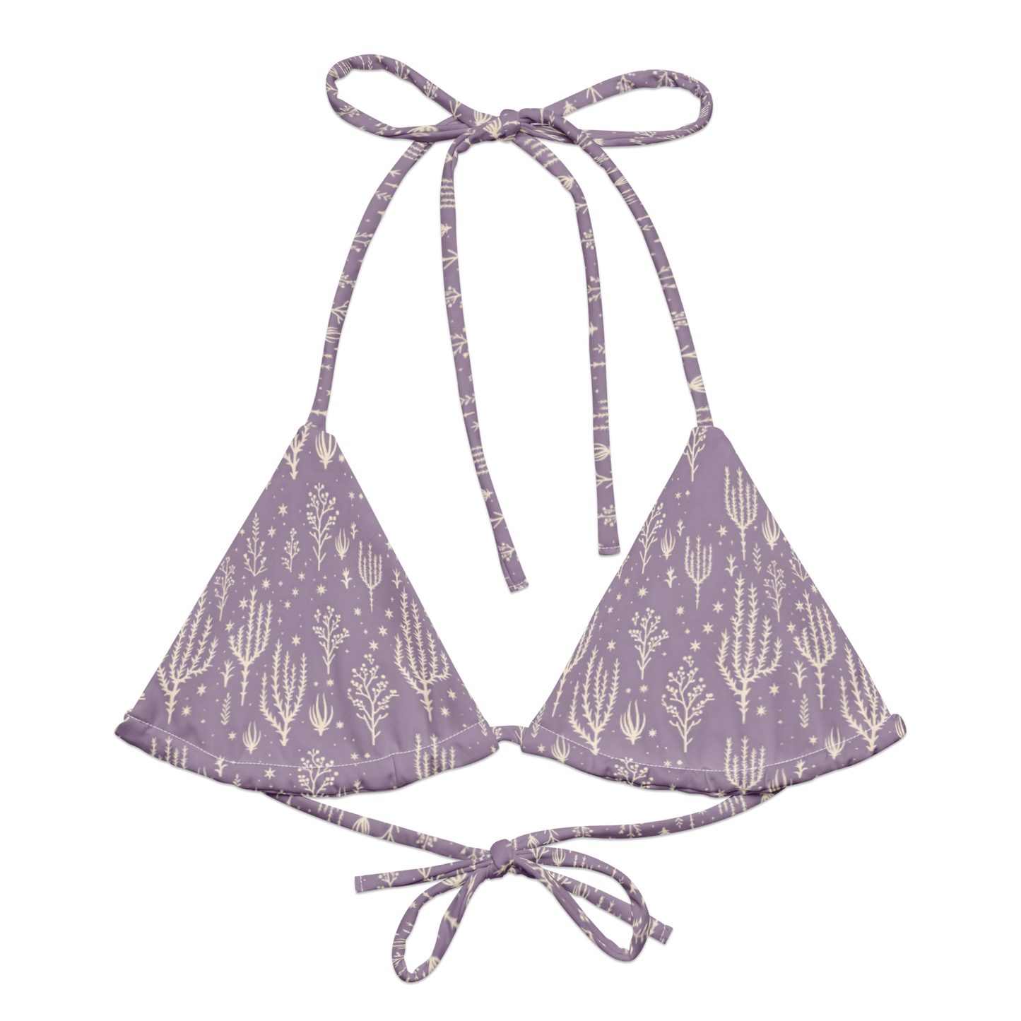 Ocotillo Sunrise: West Texas Blooms String Bikini Top