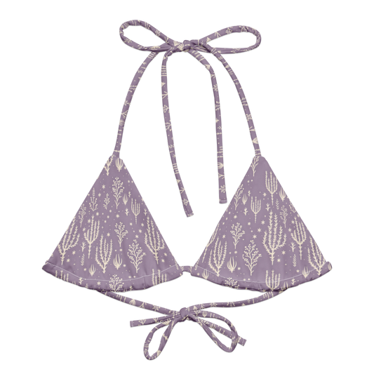 Ocotillo Sunrise: West Texas Blooms String Bikini Top