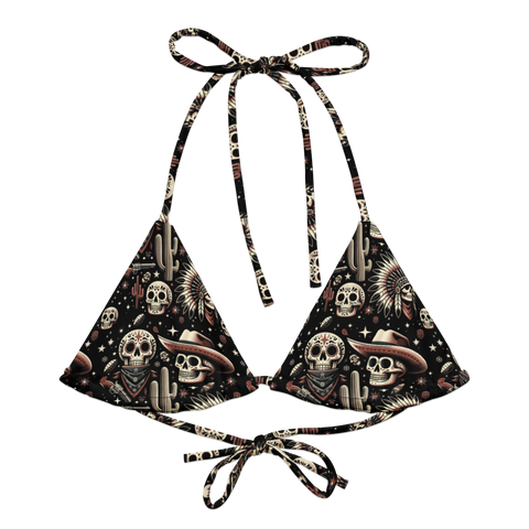 Renegade Revel: Outlaw Skull String Bikini Top