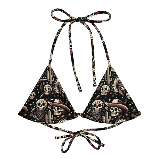 Renegade Revel: Outlaw Skull String Bikini Top