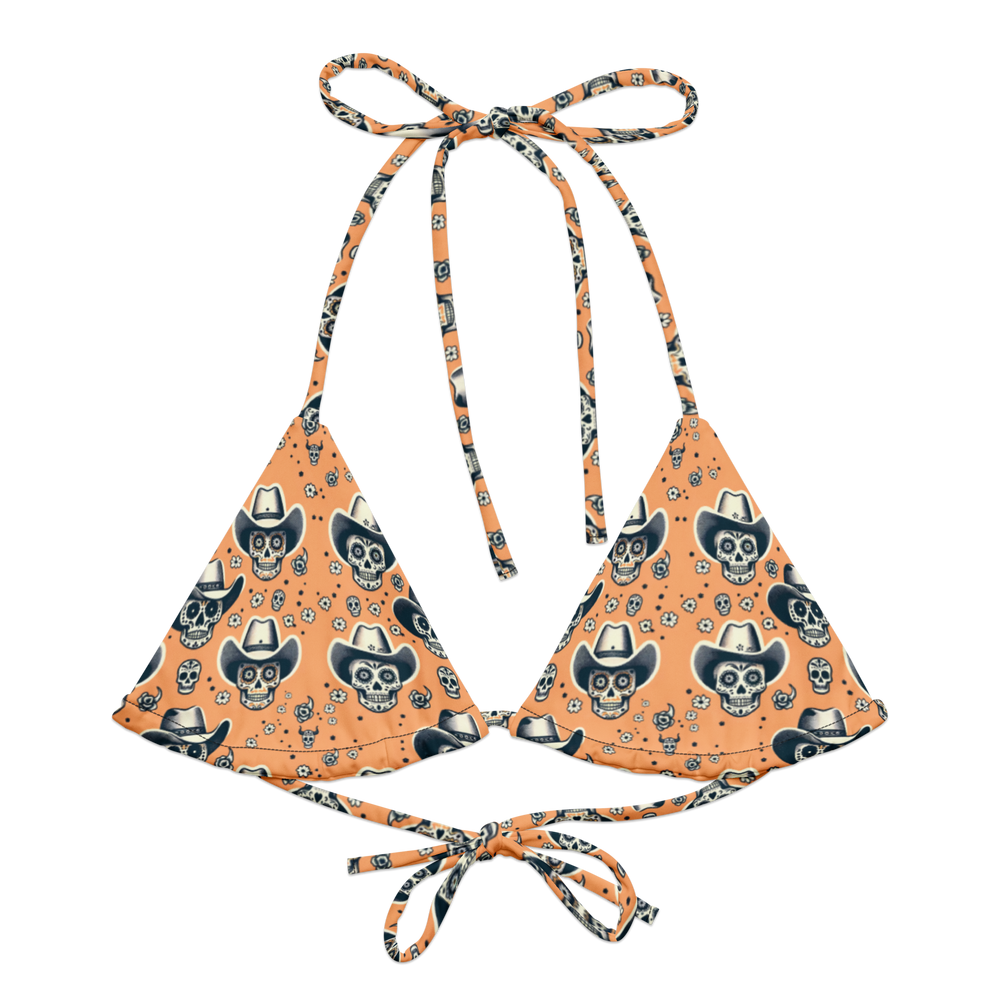 Skull Ranch: Vaquero Vignettes String Bikini Top