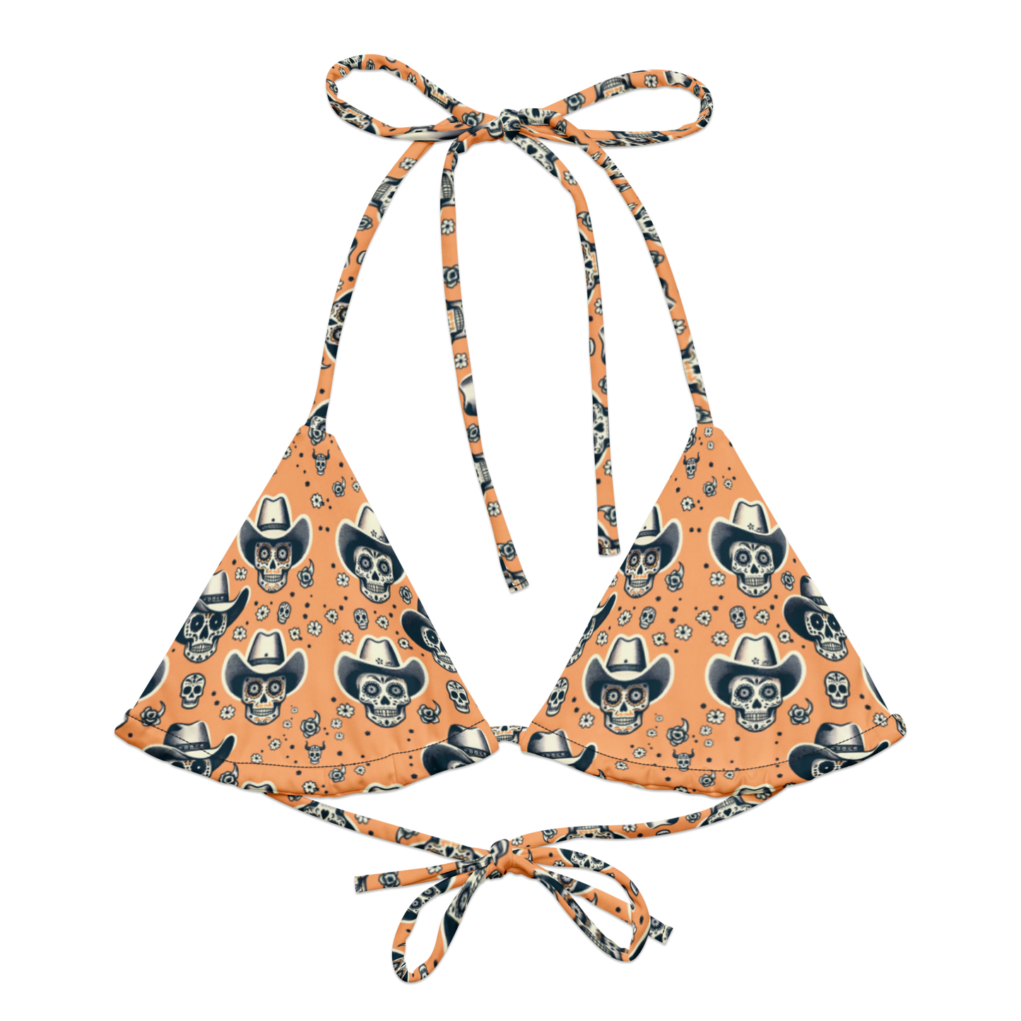 Skull Ranch: Vaquero Vignettes String Bikini Top