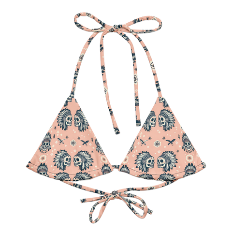 Warrior Calavera: Sunset Ceremonies String Bikini Top
