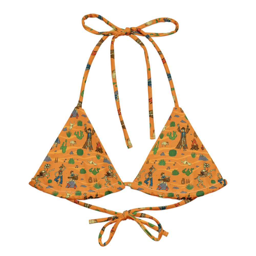 Bones and Embers: Vaquero’s Last Dance String Bikini Top
