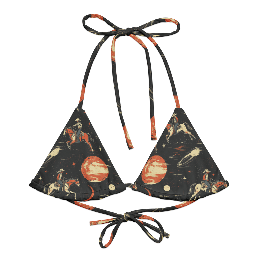 Solar Spur: Cosmic Range Rider String Bikini Top