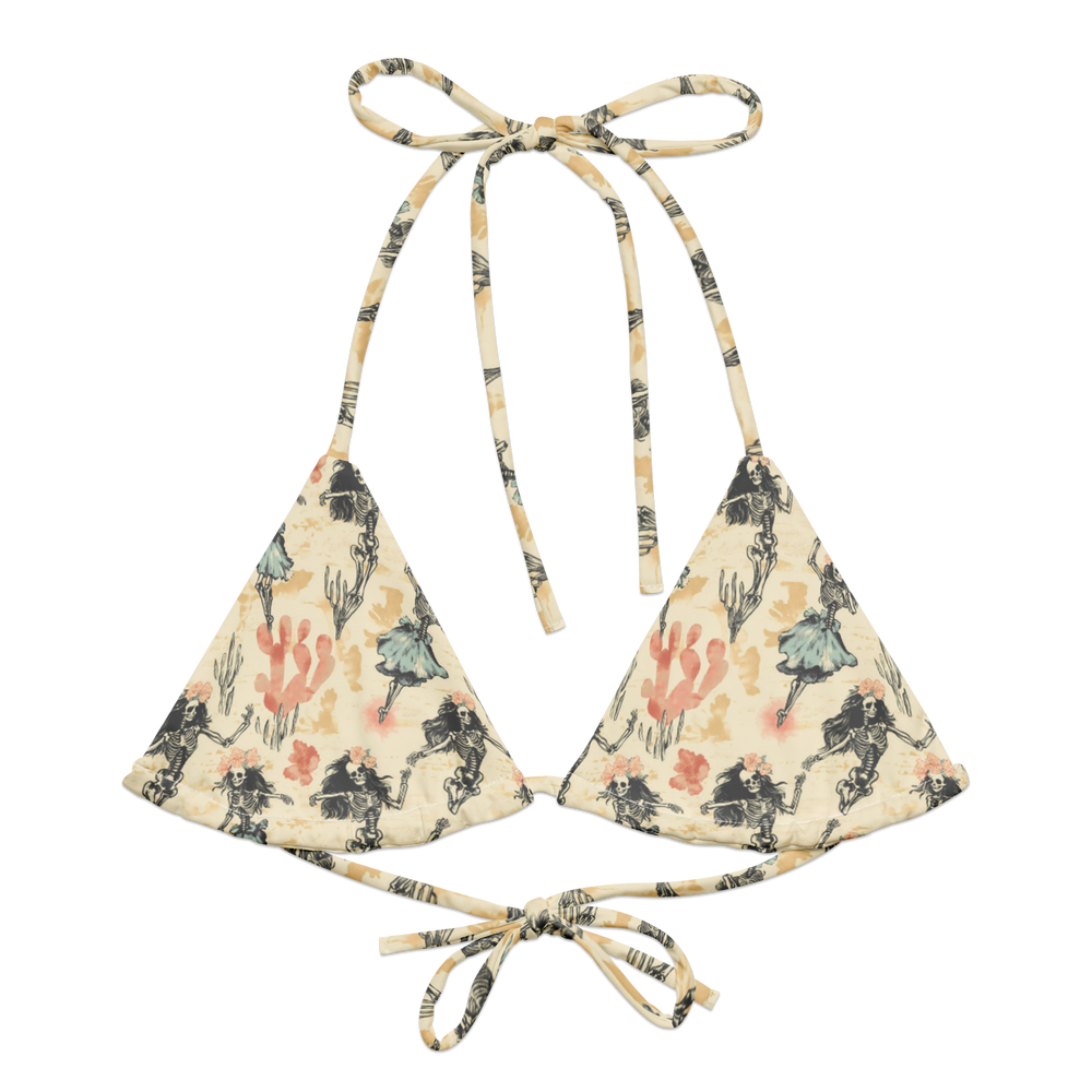 Bone Aloha: Desert Hula String Bikini Top