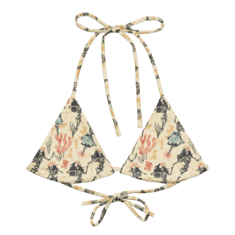 Bone Aloha: Desert Hula String Bikini Top