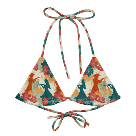 Hibiscus Draw: Gunfighter Showdown String Bikini Top