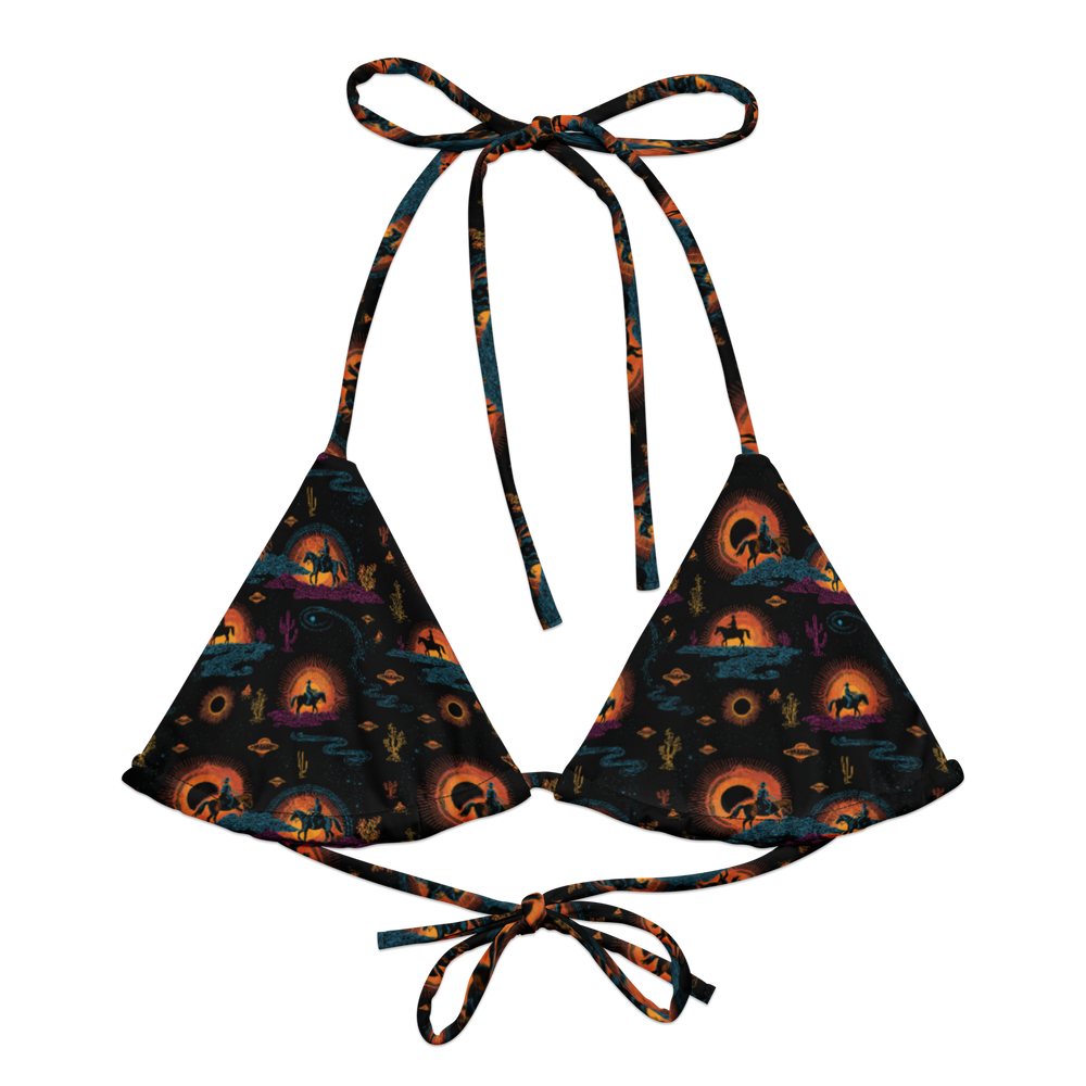 Neon Eclipse: Old Western String Bikini Top