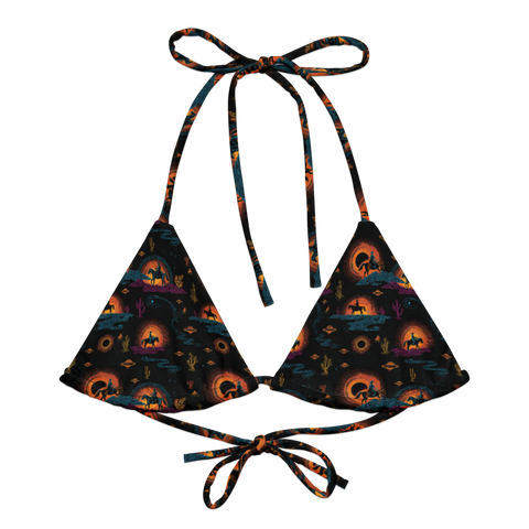 Neon Eclipse: Old Western String Bikini Top