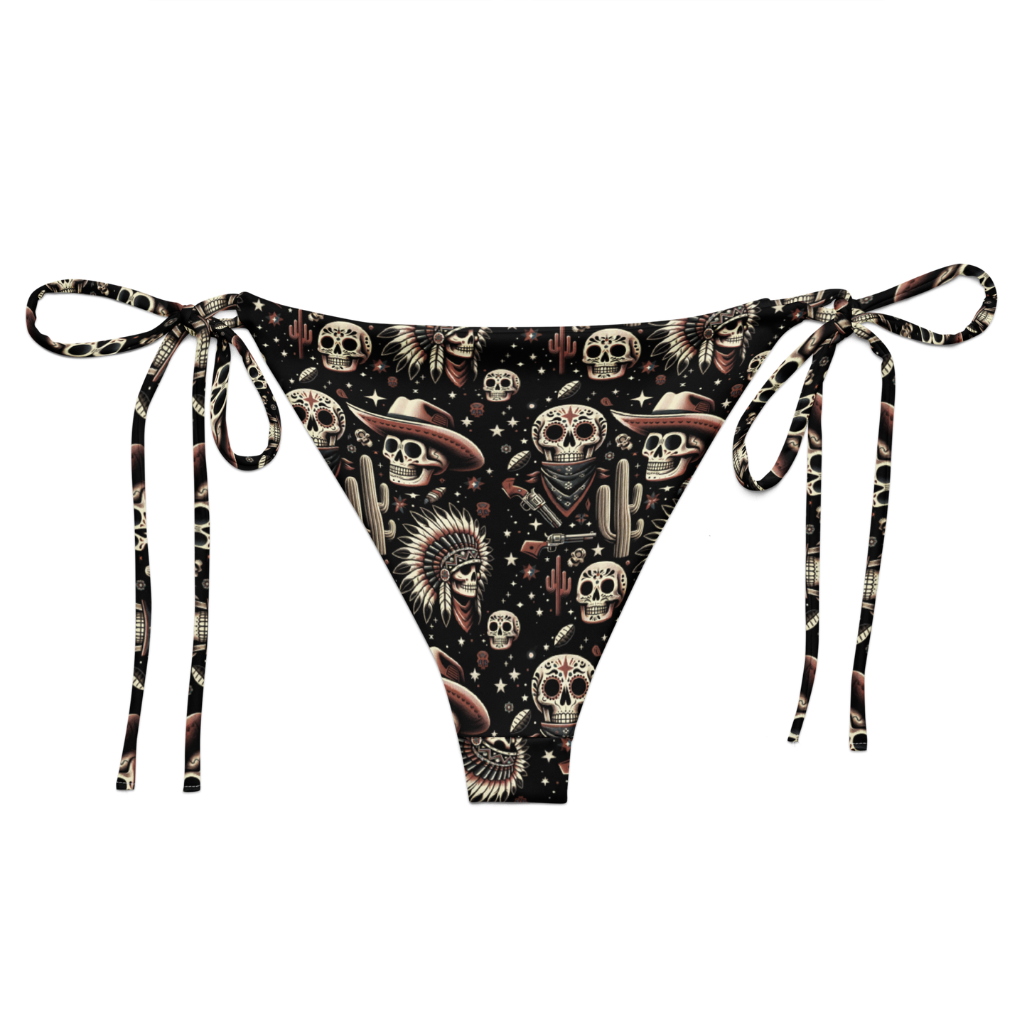 Renegade Revel: Outlaw Skull String Bikini Bottom