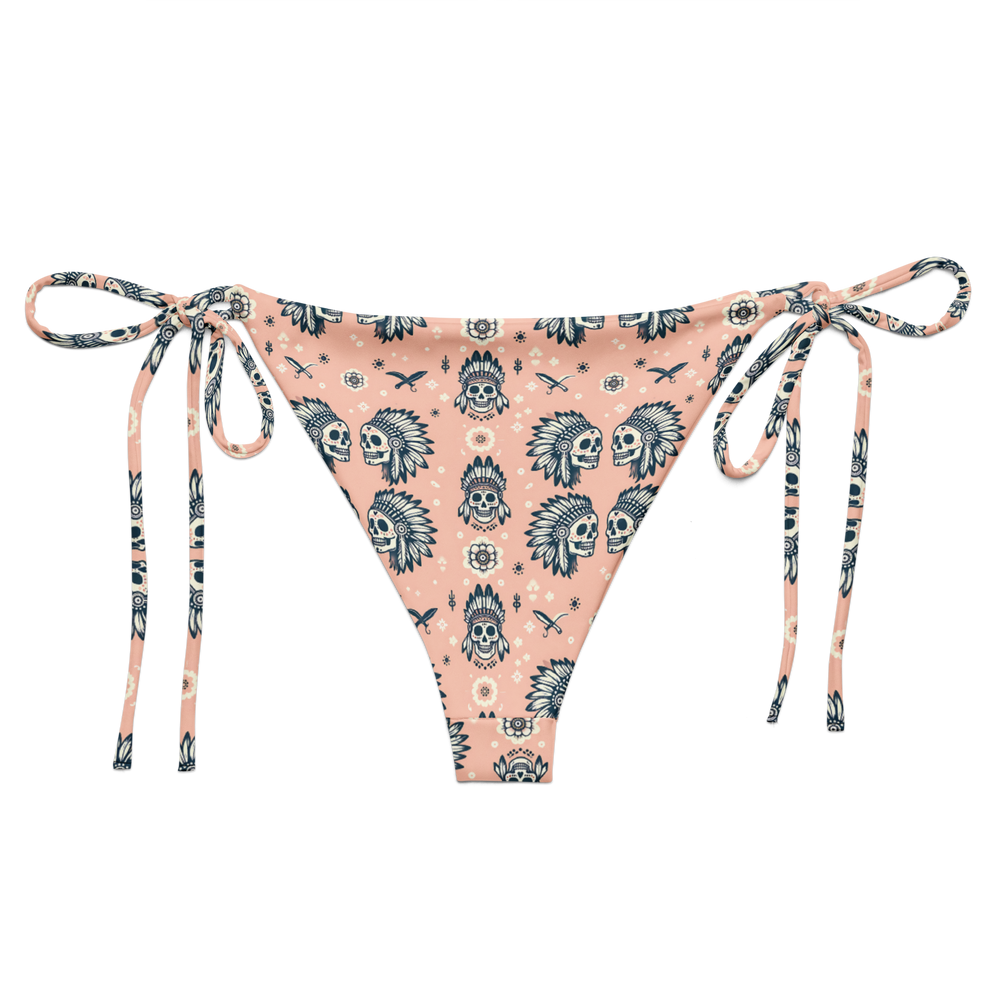 Warrior Calavera: Sunset Ceremonies String Bikini Bottom
