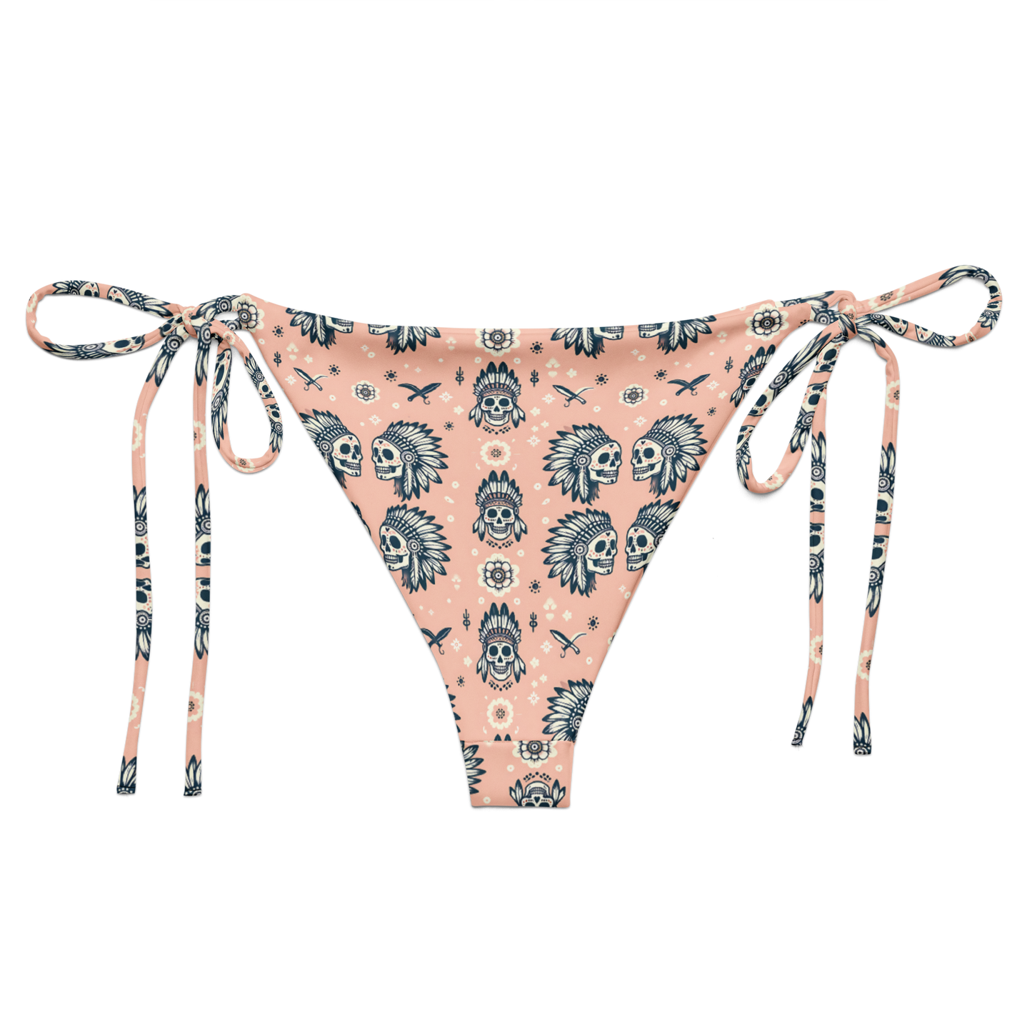 Warrior Calavera: Sunset Ceremonies String Bikini Bottom