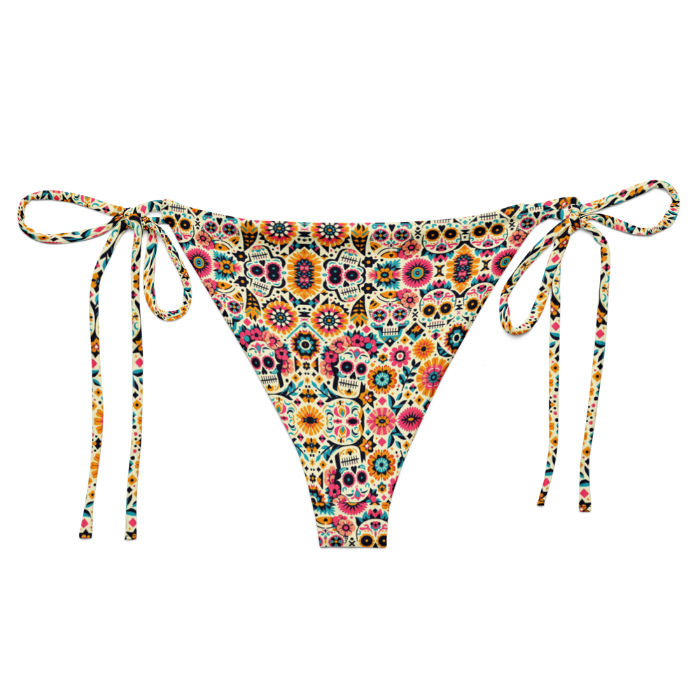 Calavera Dreams: Dia de los Muertos String Bikini Bottom