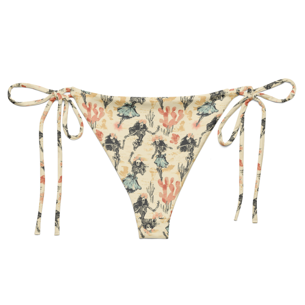 Bone Aloha: Desert Hula String Bikini Bottom