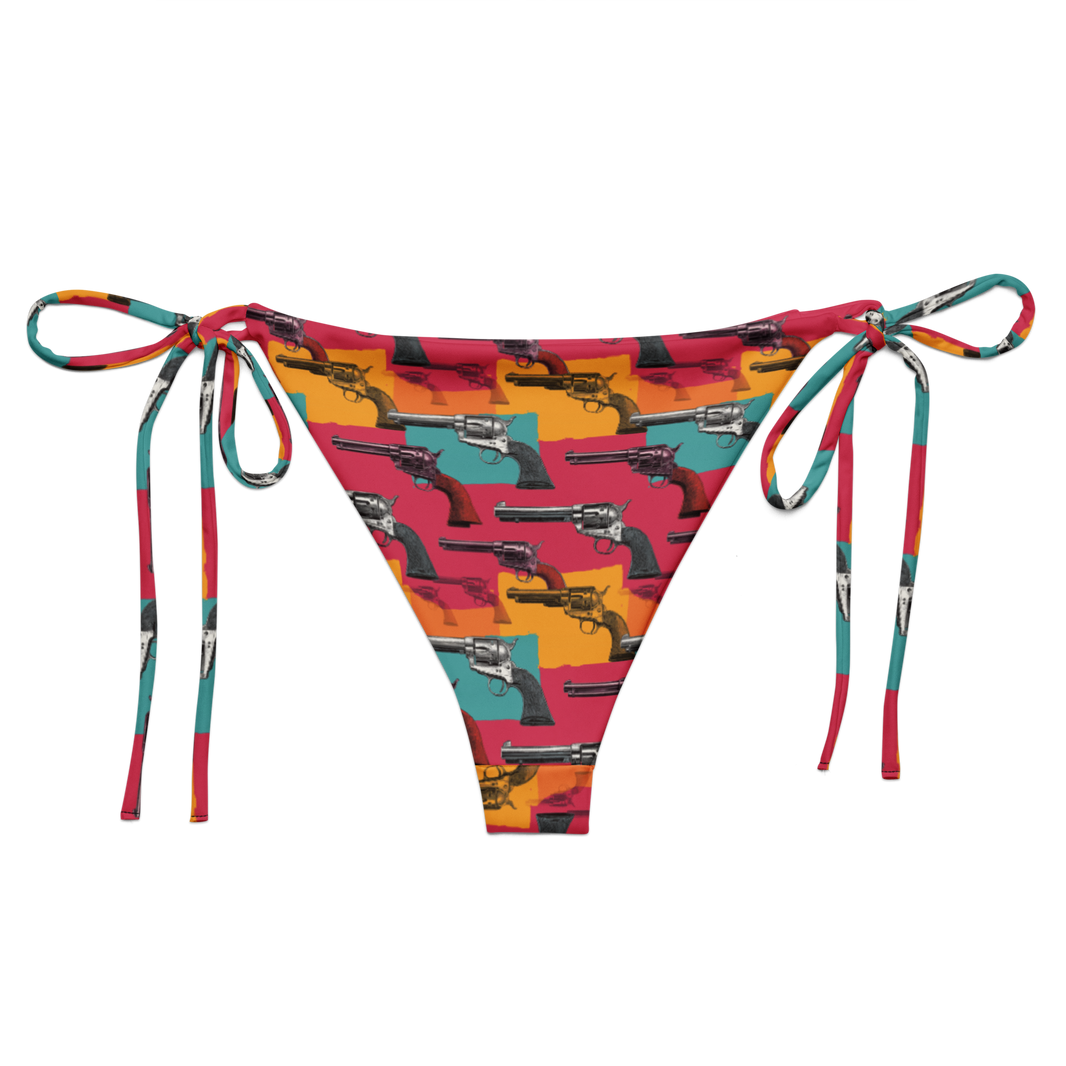 Outlaw Static: Neon Gunfight String Bikini Bottom
