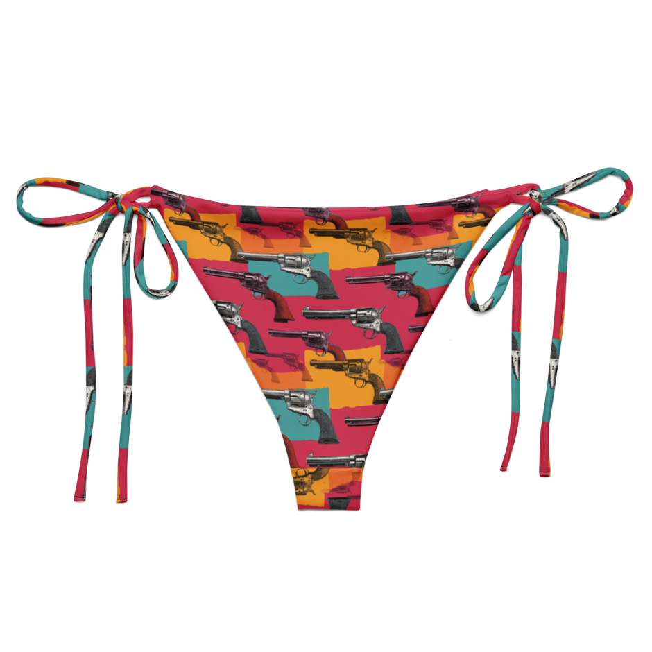 Outlaw Static: Neon Gunfight String Bikini Top main image 1