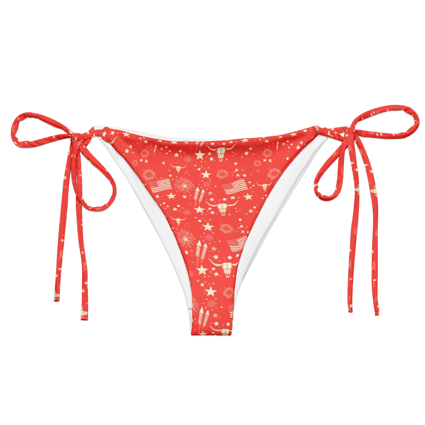 Starry Steer: An American Icon String Bikini Bottom