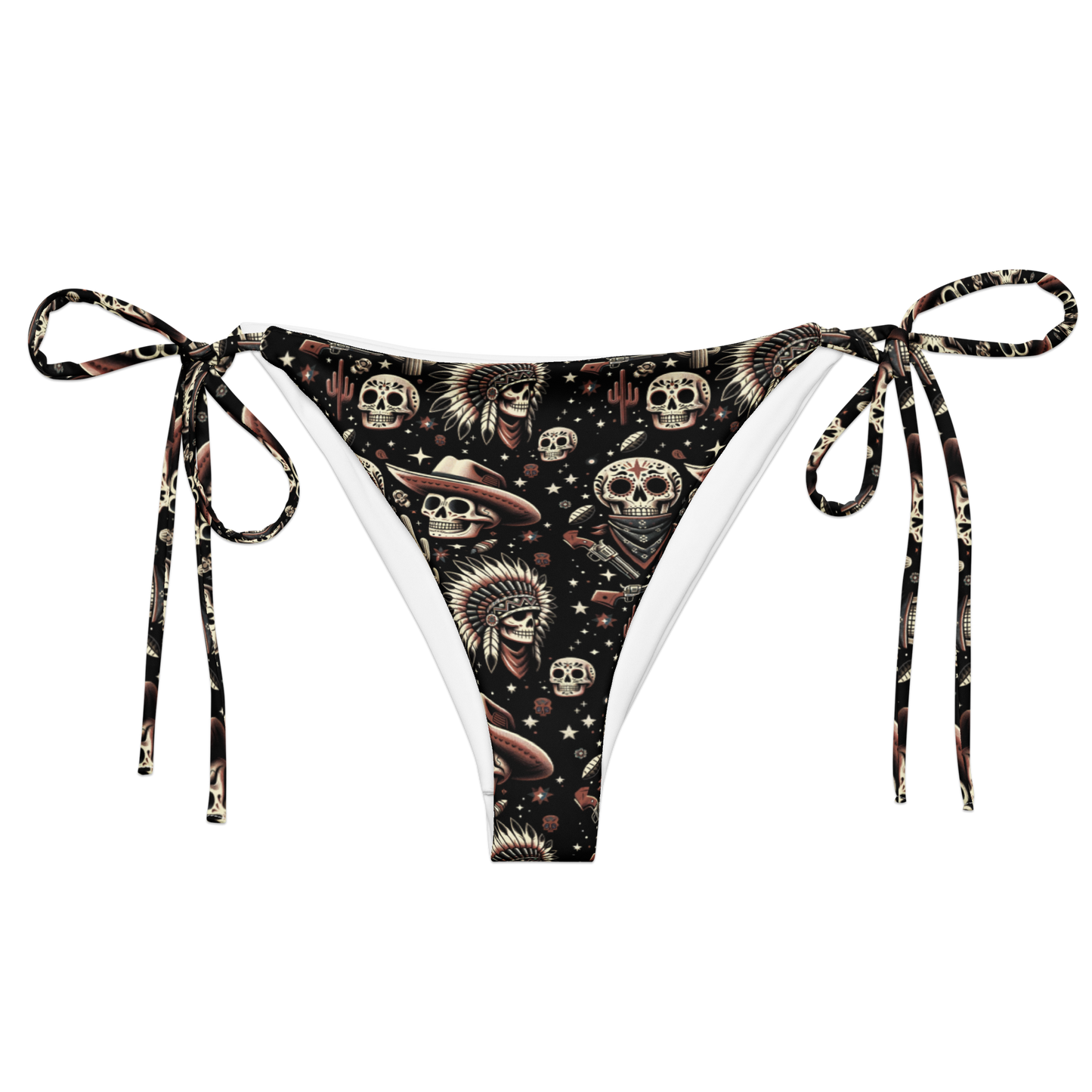 Renegade Revel: Outlaw Skull String Bikini Bottom