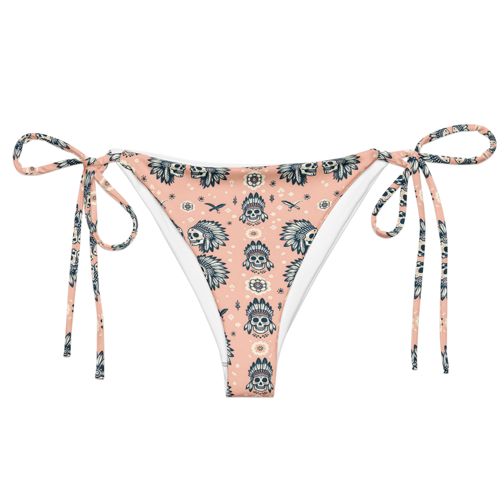 Warrior Calavera: Sunset Ceremonies String Bikini Bottom
