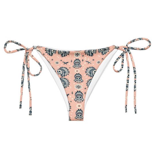 Warrior Calavera: Sunset Ceremonies String Bikini Bottom