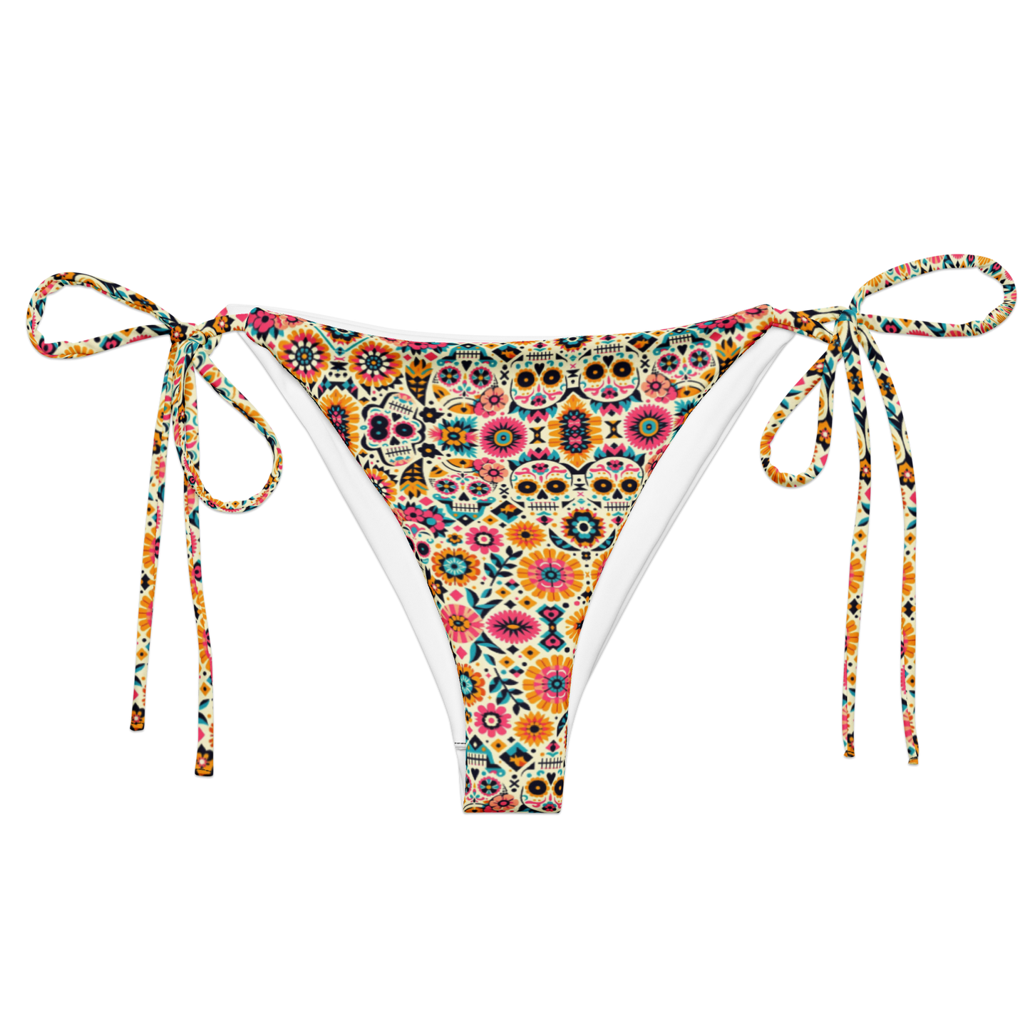 Calavera Dreams: Dia de los Muertos String Bikini Bottom