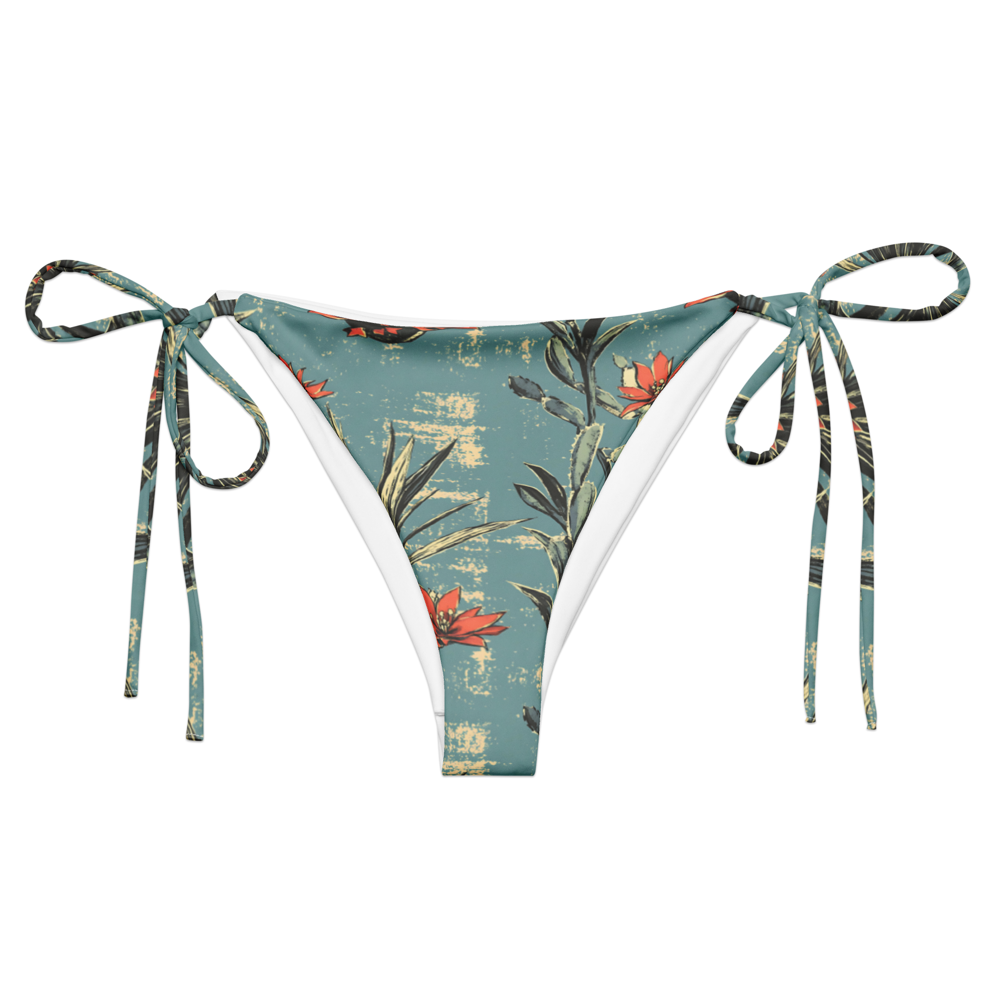 Cactus Aloha: Prickly Pear Blossom String Bikini Bottom – Texas Eclipse ...