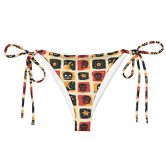 Grim Canyon: Skull Panel String Bikini Bottom