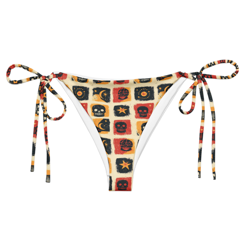 Grim Canyon: Skull Panel String Bikini Bottom
