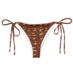 Wild Steer: Fiery Longhorn String Bikini Bottom