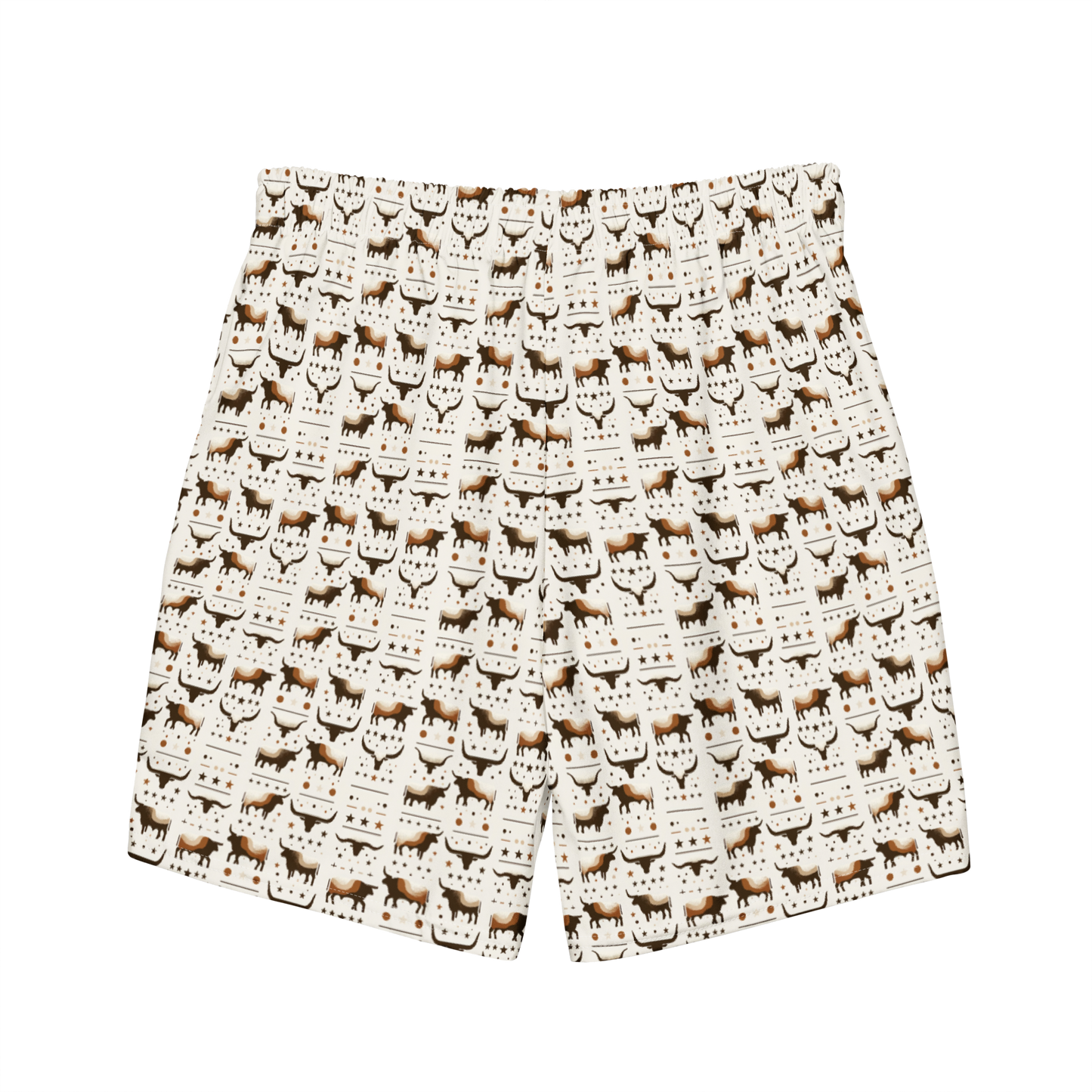 Lone Star Legacy: Longhorn Steer Swim Trunks