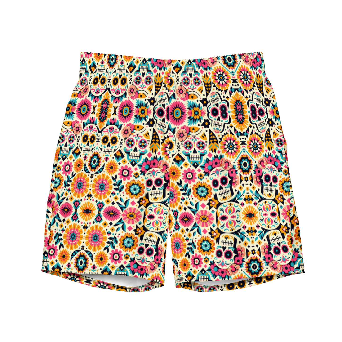 Calavera Dreams: Dia de los Muertos Swim Trunks