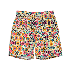 Calavera Dreams: Dia de los Muertos Swim Trunks