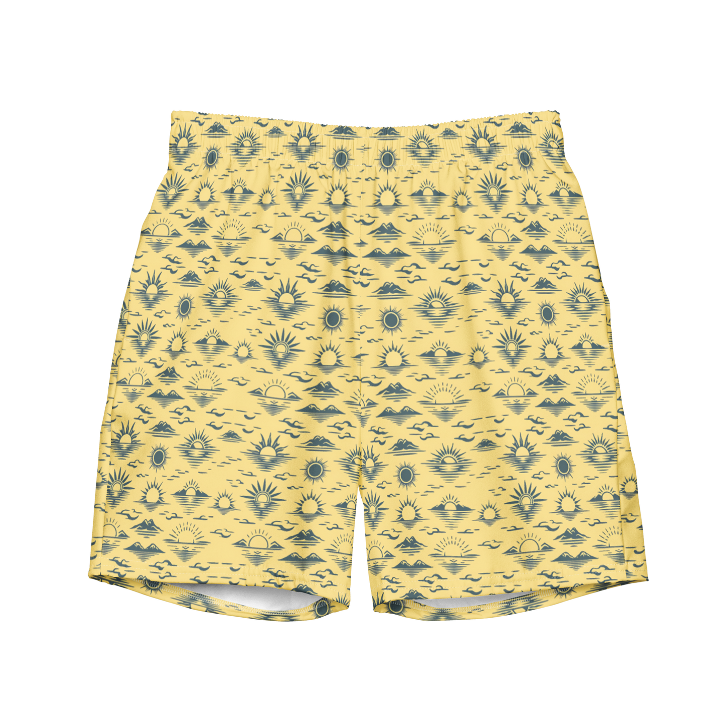 Desert Mirage: Sandstorm Ridge Swim Trunks