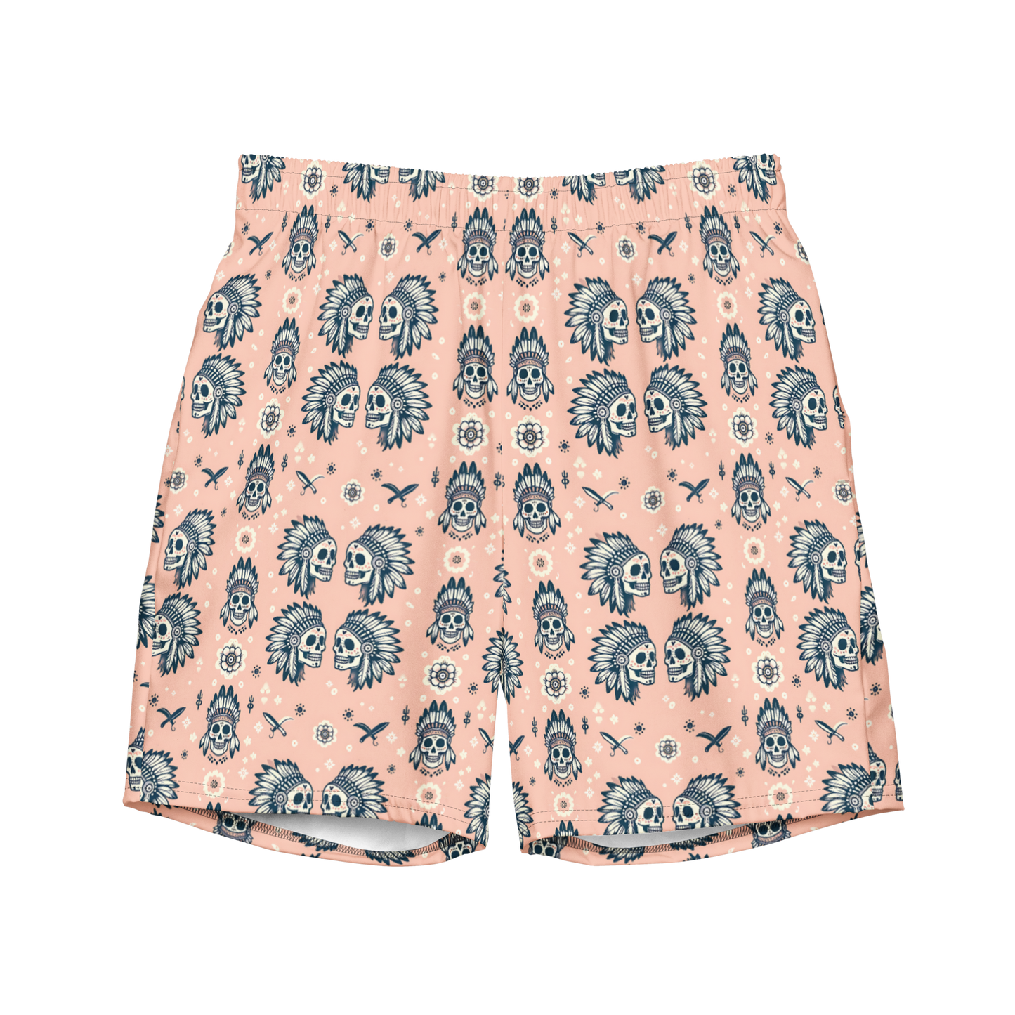 Warrior Calavera: Sunset Ceremonies Swim Trunks