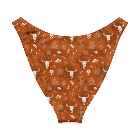 Deep Orange: Hooked On Heat V-Cut Bikini Bottom