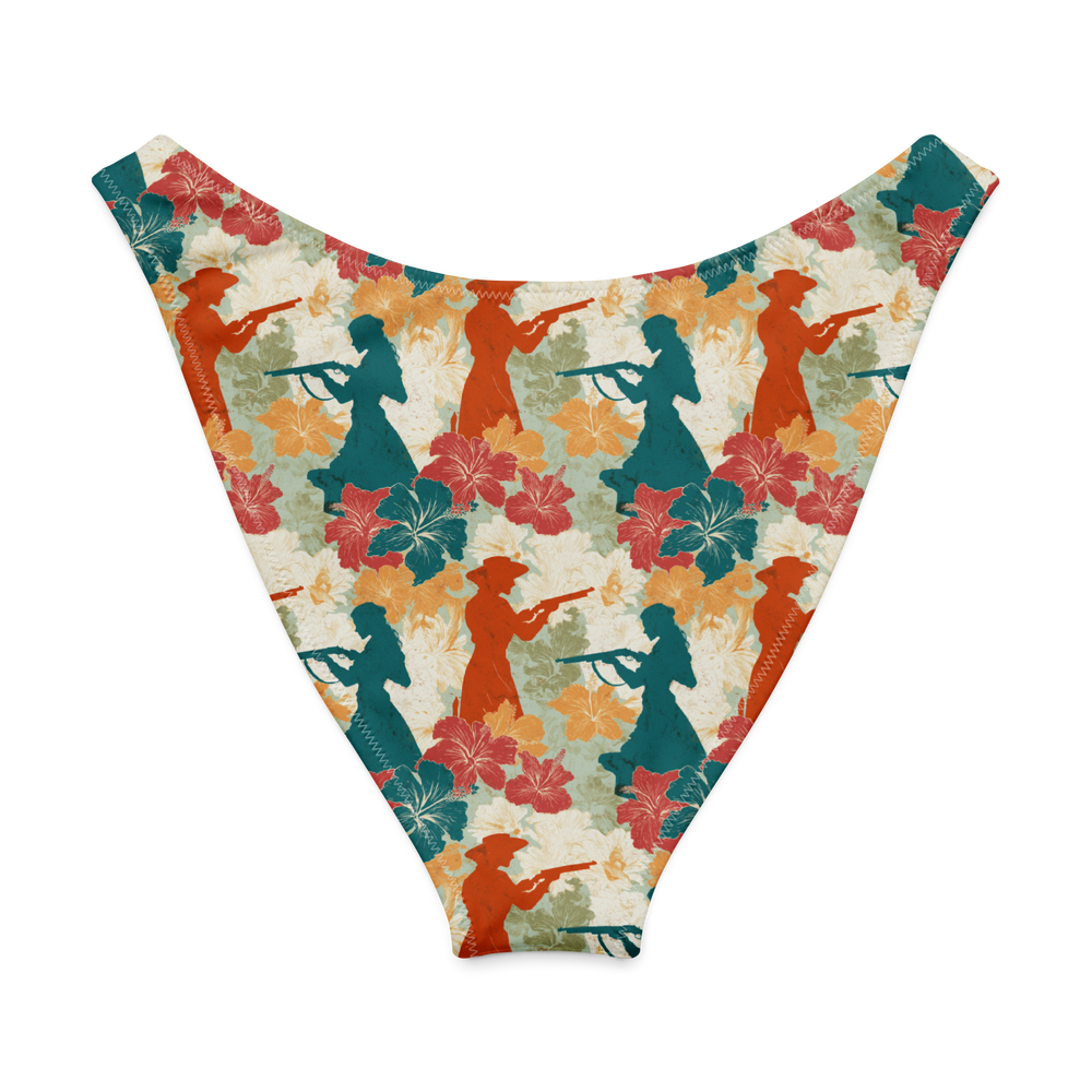Hibiscus Draw: Gunfighter Showdown V-Cut Bikini Bottom