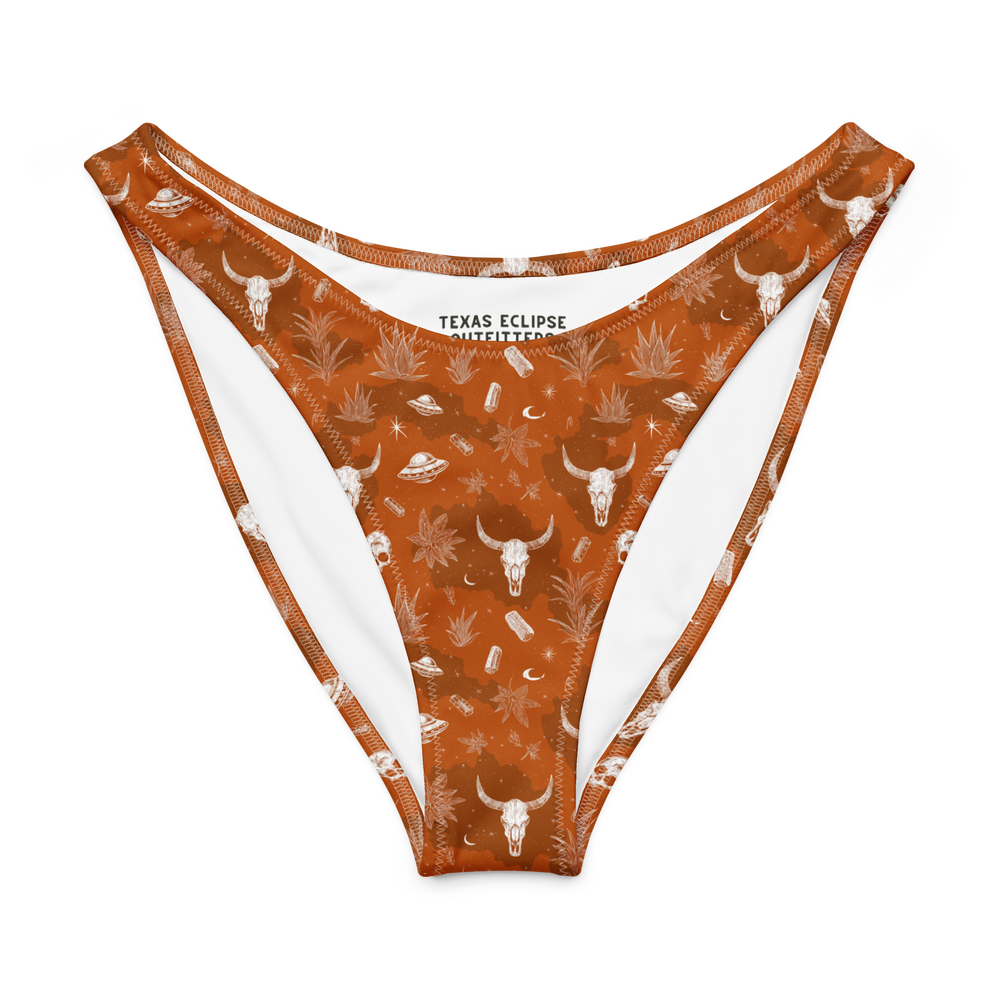 Deep Orange: Hooked On Heat V-Cut Bikini Bottom