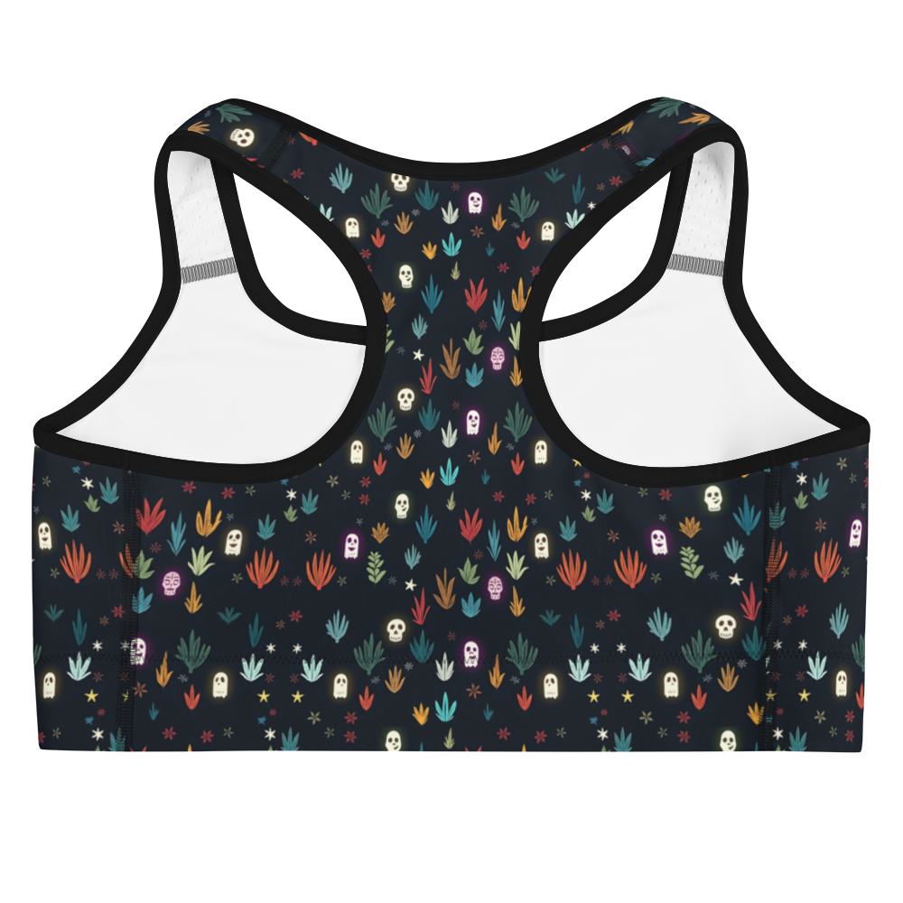 Ghostly Agave: Glowing Sports Bra