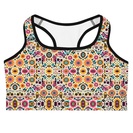 Calavera Dreams: Dia de los Muertos Sports Bra